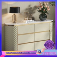 AUS Storage Cabinet Simple Modern Six-drawer Chest Of Drawers Solid Wood Living Room Nordic World Si