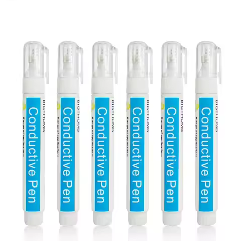 1PC 3g Conductive Paint Pen Bronze Conductive For Physics Teaching Circuit Design PCB Repair Tool El