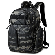 Large Capacity Multifunctional Outdoor MOLLE Tactical Big Backpack 50L Camouflage Tactical Assault B