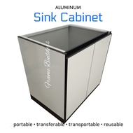 Kitchen Sink Cabinet/Aluminium Sink Cabinet/Sink cabinet/Kabinet Sink Dapur/Kabinet Dapur/铝合金下厨/下厨/洗碗盆厨