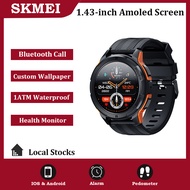 Skmei smartwatch pria amoled jam tangan olahraga hp digital anti air 1ATM  jam tangan pintar for and