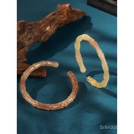 National Trendy Girl Bracelet Thin Strip Gift Bracelet Claw Natural Ethnic Style Antique Bamboo Moth