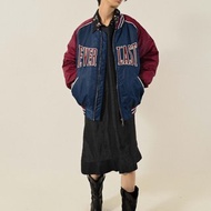【NaSuBi Vintage】EVERLAST寬鬆輪廓鋪棉古著棒球外套