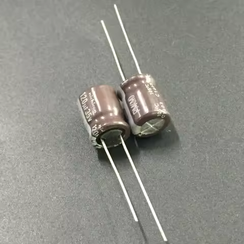 10pcs/100pcs 120uF 35V NICHICON PM Series 10x12.5mm 35V120uF Low Impedance Aluminum Electrolytic cap