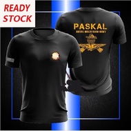 BAJU PASKAL TSHIRT ARMY MALAYSIA LAUT FRONTLINER MICROFIBER T-shirt TEE 2024 Summer New Sports T-shi
