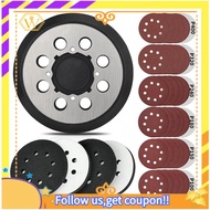 【W】5 Inch 8 Holes Hook Loop Orbital Sander Metal Pad Replacement for  DWE6423 6423K DWE6421 6421K DC