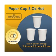 Paper Cup 8 Oz Hot Plain Hot Drink Paper Cup 8 Oz