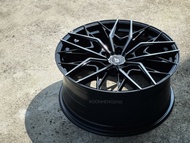 New Car Sport Rim Flow Forming 9.8KG CT PREMIUM WHEELS CTW-46FF 19x8.5J 5x113 ET40 BMF/BLACK LACQUER