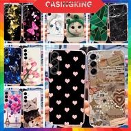 For Phone Case Samsung Galaxy A14 2023 Cover Stylish Pattern Soft TPU Clear Cover For Samsung A14 SM