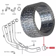 Motorcycle Muffler Connection Exhuast Gasket For Kawasaki ZX-10R 11-20 ZX-14R 12-23 ZX636 13-23 NINJ
