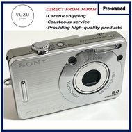 Pre-owned Product Y2K VIBES! Sony Cyber-Shot DSC-W50 Digital Camera - 6MP, 3x Zoom, Silver - Classic