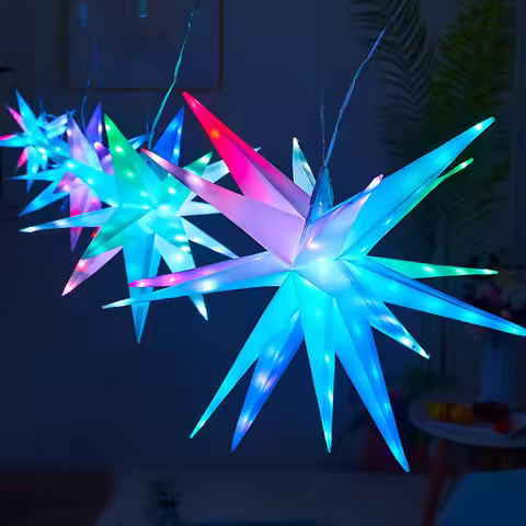 Smart LED RGB Star Light, Bluetooth APP Control USB Music Night Lamp, Magic Color Point Decorative f