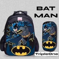 Captain America Batman Spiderman Character Backpack Kindergarten Elementary School Bag