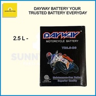▮ ◝ ◬ DAYWAY Battery Original for Motorcycle