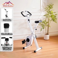 Foldable Spin Bike Multi-function Home fixed Exercise Adjustable Slimming Fitness Workout Equipment 