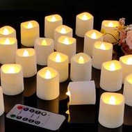 6/12/24pcs Set Novelty Flameless Flickering Tealight Candles, Wishing Candles, Battery Operated Tea 