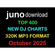[Download] Junodownload Top 400 New DJ Charts October 2025 320K MP3 Format