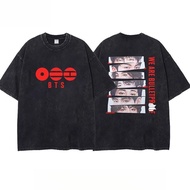BTS Men's Band Pattern for 2026 Wo Print Print Women's Casual T-shirts Creative Letter Printing