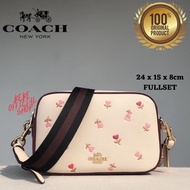 [Original] Coach Jes Crossbody With Heart Floral Print/Coach Bag