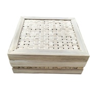 Bamboo Dimsum Box Size 22 × 22 Cm