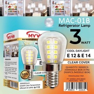 3 watt myvo white refrigerator led lamp - Refrigerator bulb - 3 watt refrigerator myvo/ E12 E14 refr