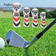 [szlztmy3] Waterproof PU Leather Headcover 1 3 5 UT Fairways Head Cover W/ Interchangeable Number