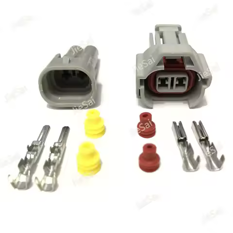 6189-0060 Nippon Denso 2 Pin Waterproof Male And Female Plug Top Slot Fuel Injector Automotive Conne