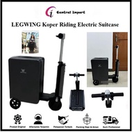 Koper Riding Electric Suitcase 20 inch - Koper Elektrik Skuter 20inch - Hitam