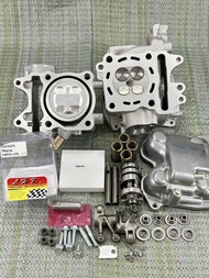 Pcx150ลูก58/4วาล์วพร้อมอุปกรณ์ตามรูปใส่หลักเดิมได้เลยใส่คลิ๊ก125iADV150 คลิ๊ก150iขนาดวาล์ว17-20มิล