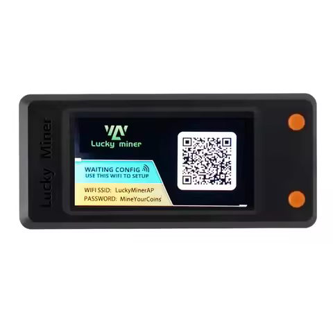 For New Lucky Miner LV02 Nerdminer Bitcoin Miner SOLO Lotto Machine BTC Winning Machine Bitcoin Mine