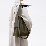 (SALE) INSTOCK Songmont Large Size Suede Hanging Ear Tote Bag Designer Style Lazy Commuter Shoulder Messenger Bag