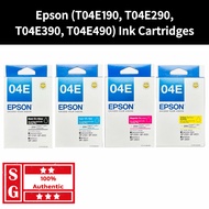 Epson T04E Ink Bottle Black Cyan Magenta Yellow Ink Cartridge For XP-2101 XP-4101 WF-2851 Epson T04 