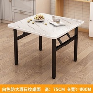Low Table Foldable Square Table Rental House Rental Table Folding Table Simple Stall Table Outdoor Square Table UJEA