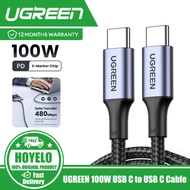 UGREEN USB C to USB C Cable 100W Fast Charge USB Type C to C Cable Compatible