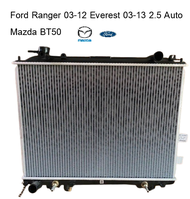 หม้อน้ำรถยนต์ Ford Ranger 03-12 Everest 03-13 2.5 Auto Mazda BT50 รถมาสด้า BT50 2.5 ฟอร์ด แรงเจอร์ 0