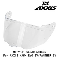 Original MT-V-31Shield helmet glass for AXXIS HAWK EVO SV helmet for PANTHER SV helmet replacement h