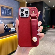 for Xiaomi Redmi Note 13 12 11 11S 10 9 9S Poco C71 C65 M6 F7 Pro X6 Neo F3 Wrist Strap Phone Case