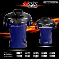 MOTOSHIRT YAMAHA YA-A04-20 เสื้อโปโล MOTOGP เสื้อคอปกแขนสั้น