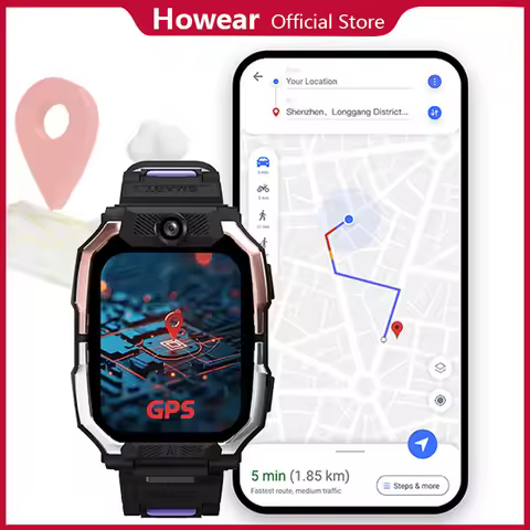 GPS Smartwatch Smart Watch HW Z10 Kids Child Tracker 5G SIM Card 4G Boy Girl SOS Button 800mAh Batte