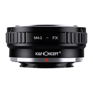 K&amp;F Concept Adapter for M42  Screw Mount Lens to Fuji Fujifilm FX Camera XPro1 X-Pro1