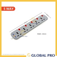 SOCKET BODY ONLY 3/4/5 Way Trailing Extension Socket Extension DIY Extension Socket Eletrik Trailing