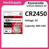 Koonenda CR2450 Battery Lithium Battery 3V 2450