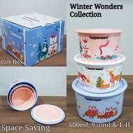 Tupperware Winter Wonders Collection Set One Touch. christmas