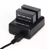 Charger Baterai 2 Slot For GoPro Hero 4 Silver / GoPro Hero 4 Black