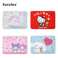 Sanrio Memory Foam Bath Mat, Hello Kitty, Little Twin Stars, Cinnamoroll, My Melody & Kuromi, 40 X 6