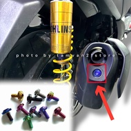 COVER BOLT XMAX TITANIUM GR5 REARknalpot GR5 Titanium