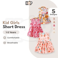 Kids Girl Short Dress Baju Gaun Budak Perempuan Baju Dress Sleeveless Gaun Baby Girl Dress Summer Gi