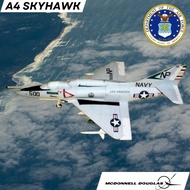 Usaf Douglas A-4 Skyhawk Negative Bomber Paper Model