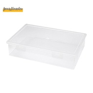 Plastic File Organizer Transparent Square Storage Box A4 Storage Box File Storage Box