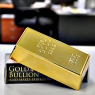Miniatur Pajangan Replika Emas Batangan 1000 Gram Fine Gold 999.9 Gold Bullion Replica Gold Bar
